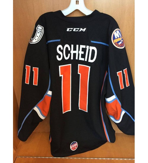 Custom ECHL Kids Missouri Mavericks Authentic Hockey Jersey Orange